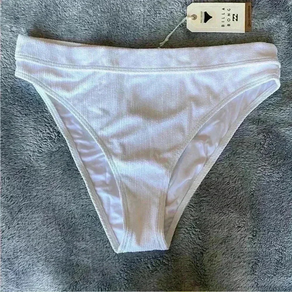 Billabong Sunrays Maui Rider Bikini Bottoms in White Size XL (14) NWT - Picture 4 of 9